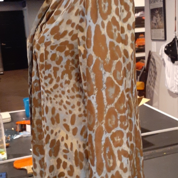 NWOT  DONNA SALYERS FABULOUS FURS TOP M - Picture 4 of 6